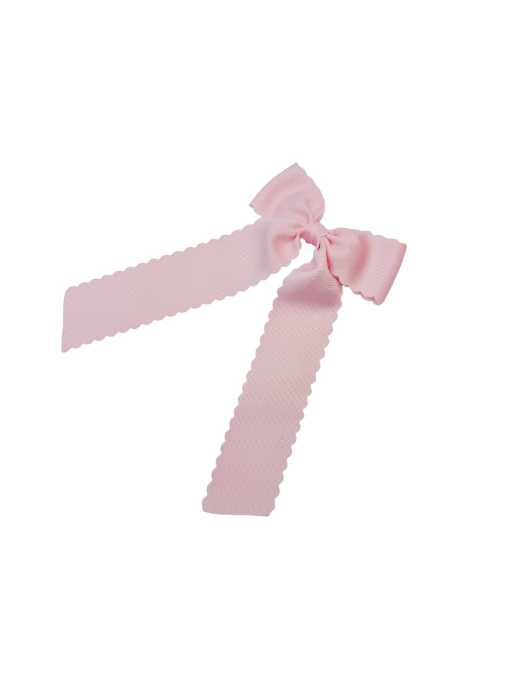 Scalloped Long Tail Bow