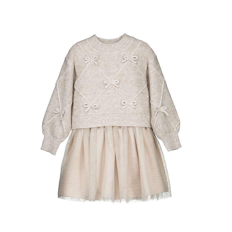 Knit Dress w/Bows
