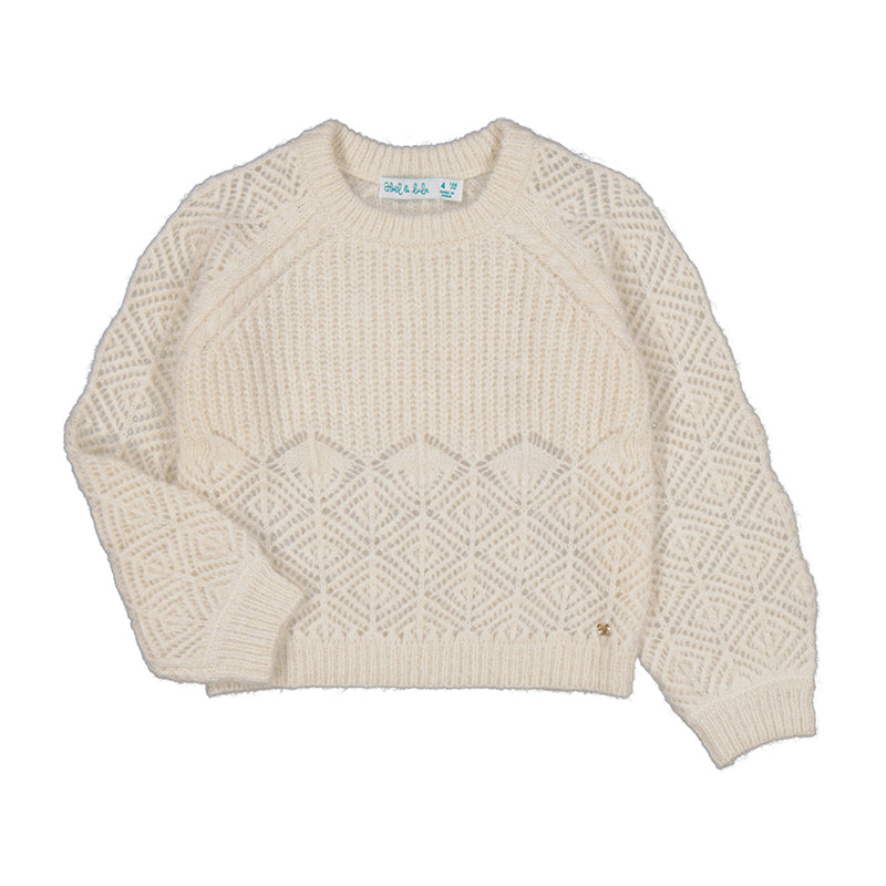 Lurex Openwork Sweater