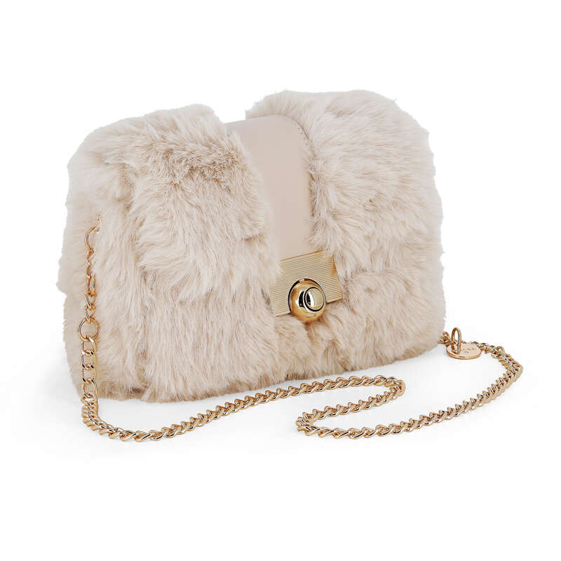 Faux Fur Handbag