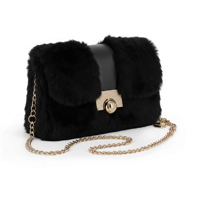 Faux Fur Handbag