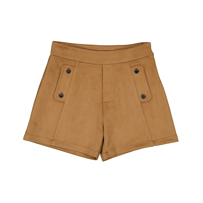 Faux Suede Shorts