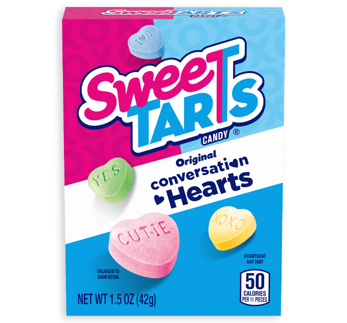 Sweetarts Conversation Hearts Box