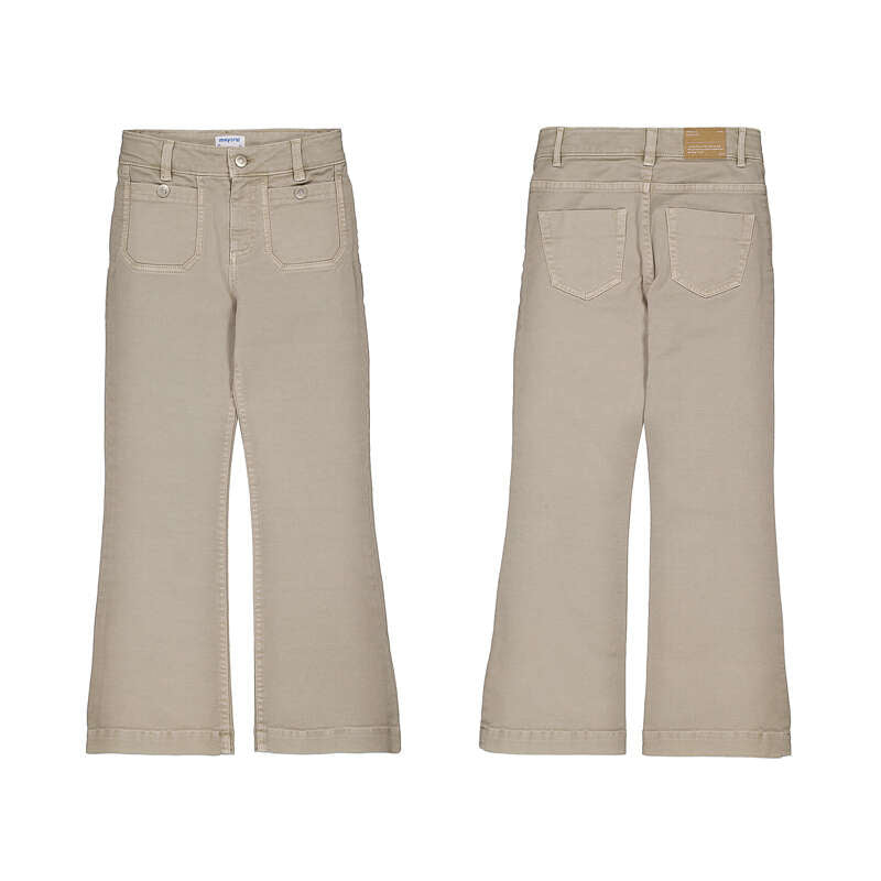 Flare Twill Pants