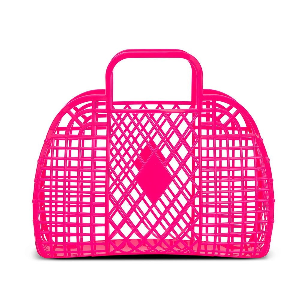 Small Pink Neon Jelly Bag