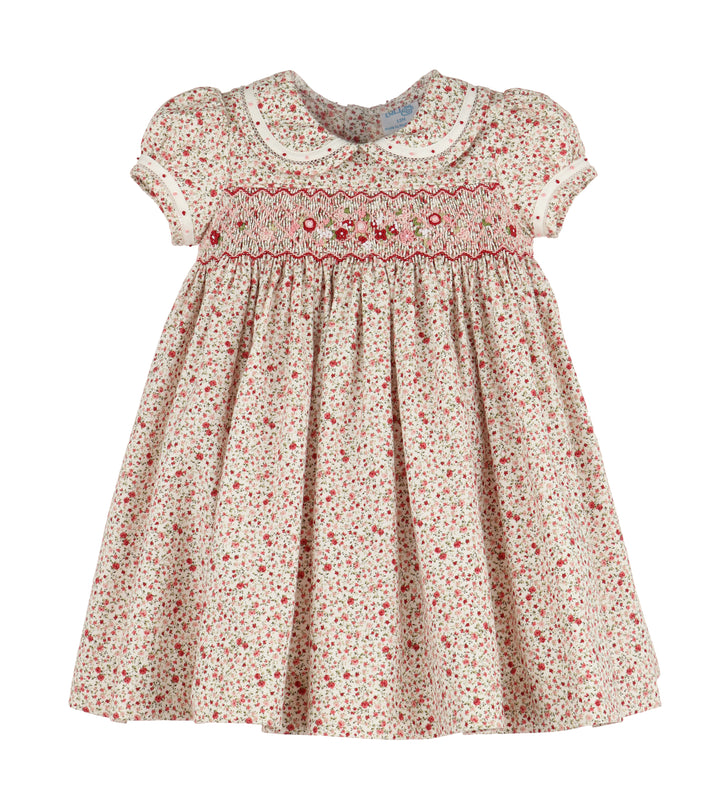 Berry Garland Smock Dress