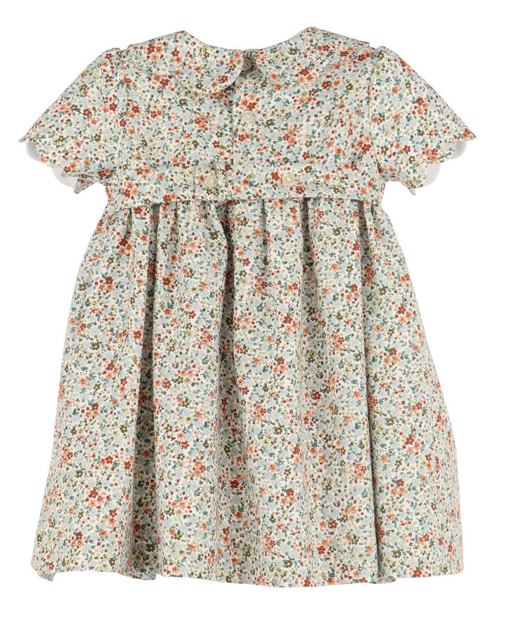 Autumn Glow Smocked Dress