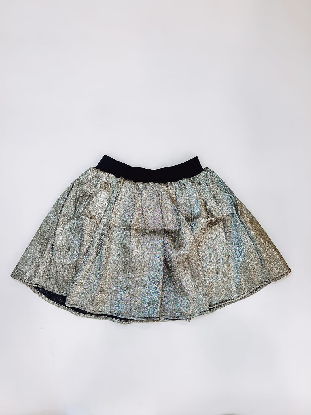Elastic Waist Flare Skirt