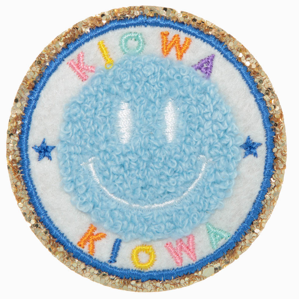 Camp Smiley Chenille Sticker