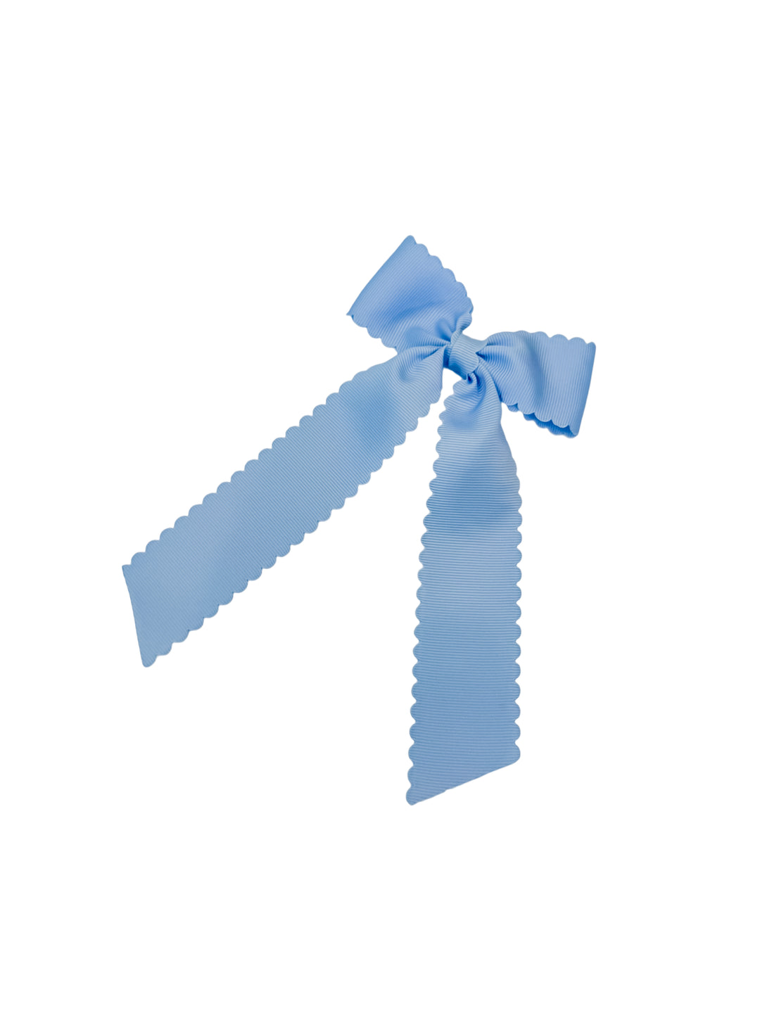 Scalloped Long Tail Bow