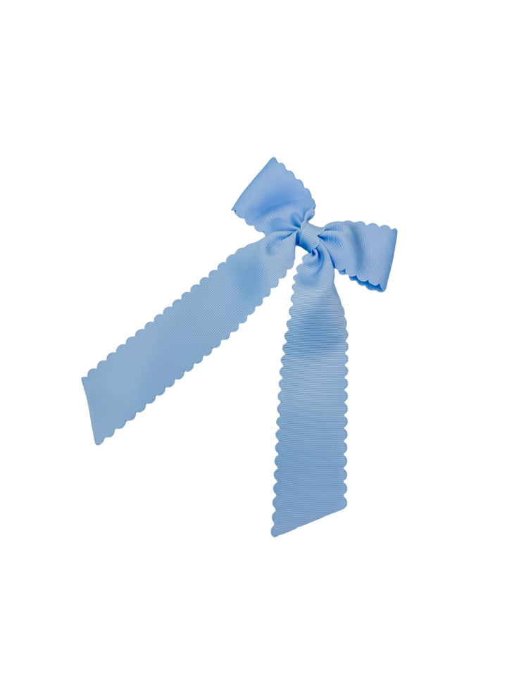 Scalloped Long Tail Bow