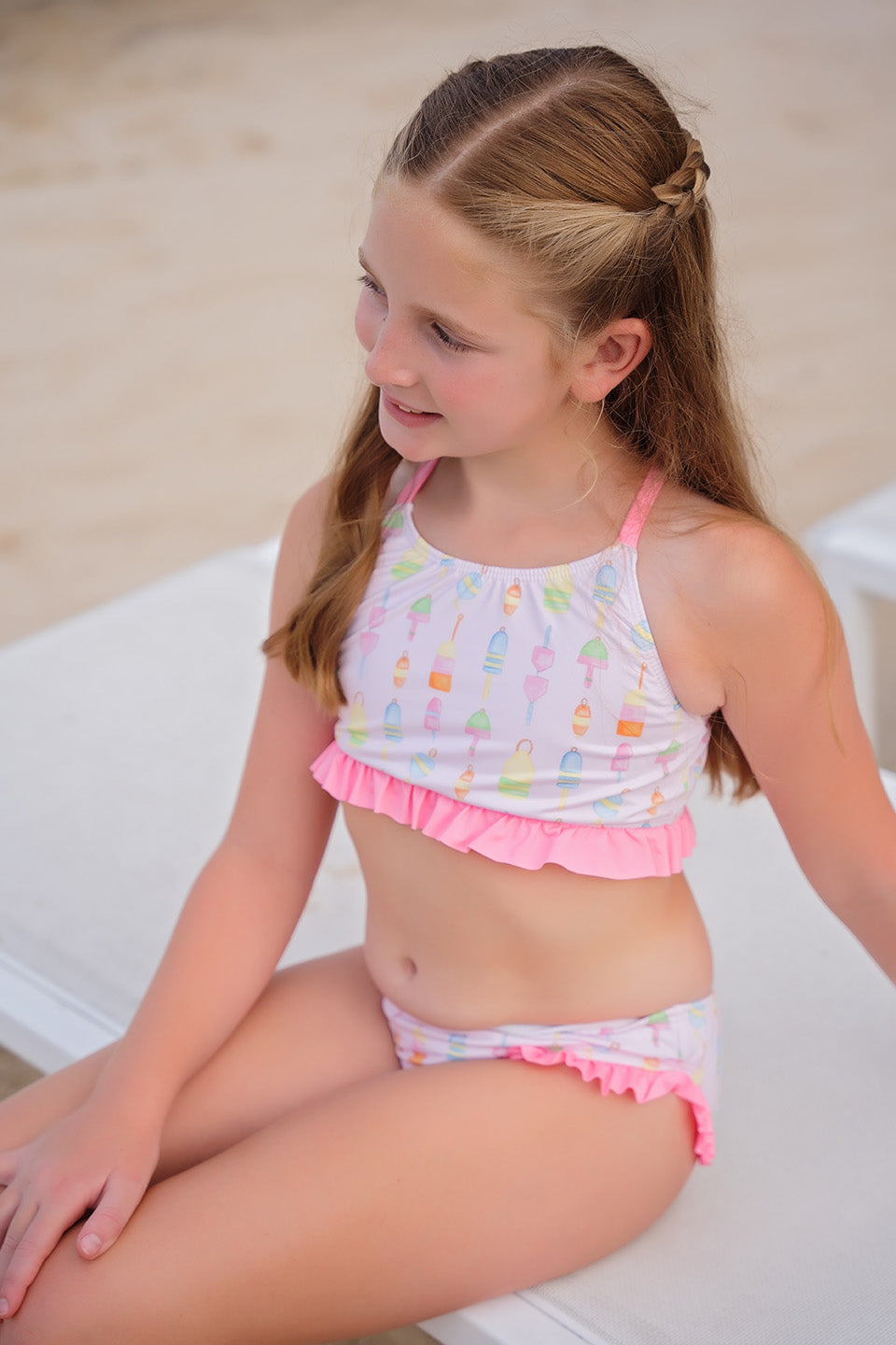 Lila Fishing Two Piece Swim