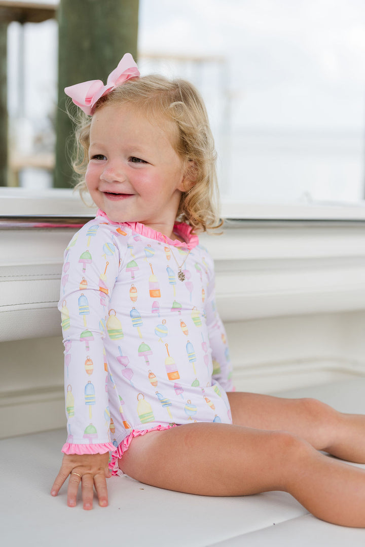 Leighton Fishing One Piece Rash Guard Swim
