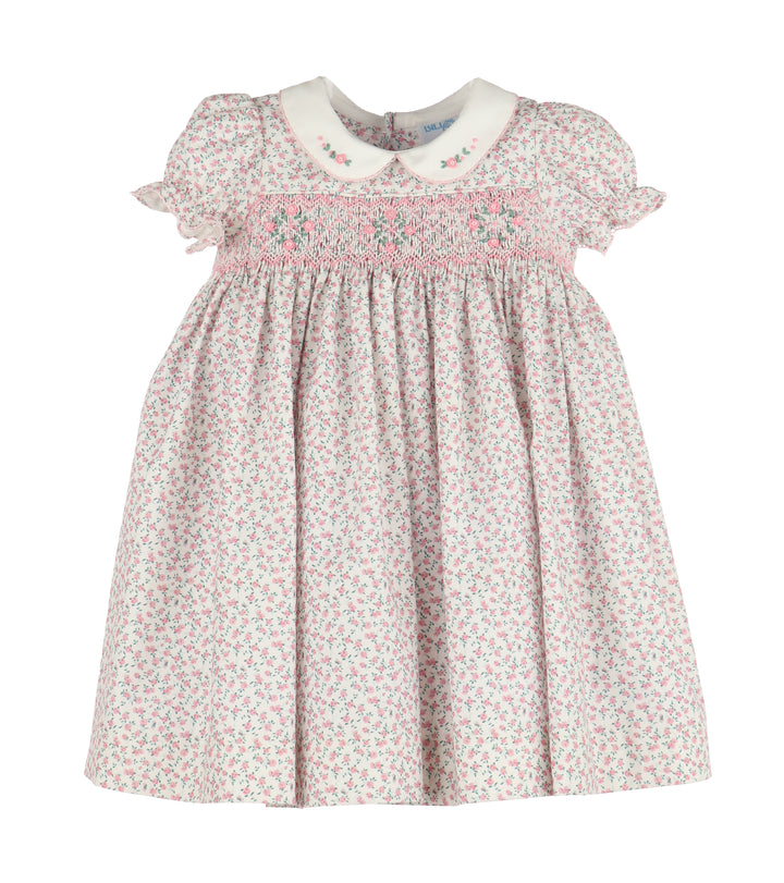 Dancing Roses Smock Dress