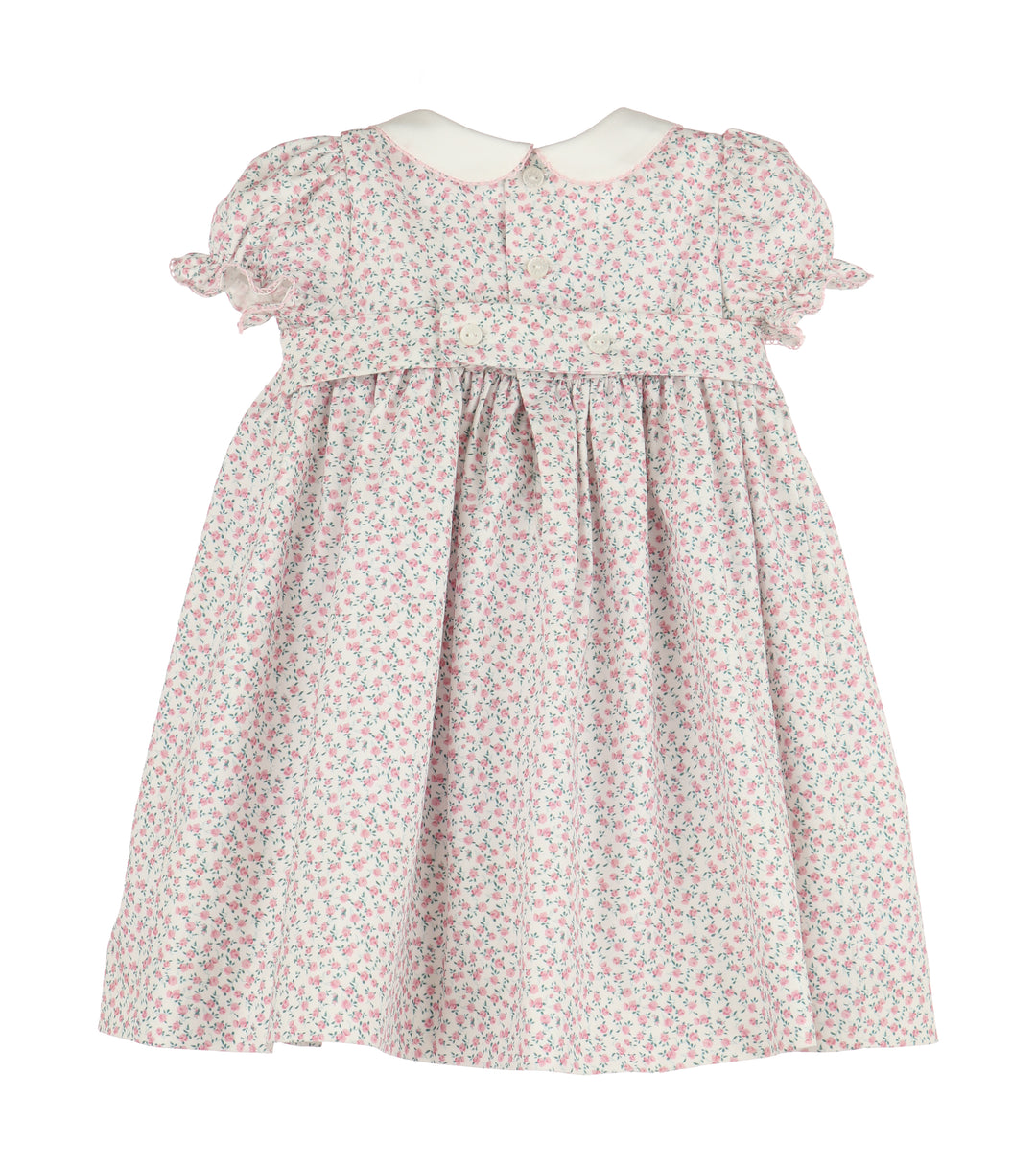 Dancing Roses Smock Dress