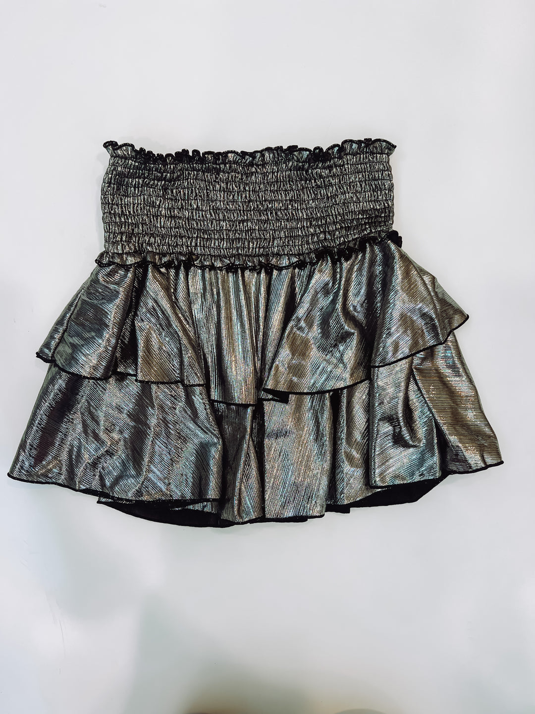 Black Silver Line Skirt