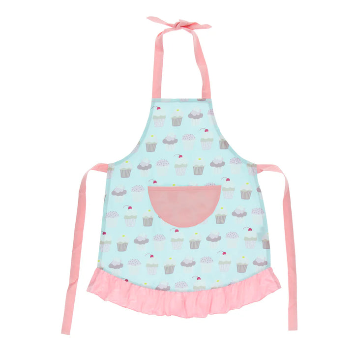 Print Ruffle Apron