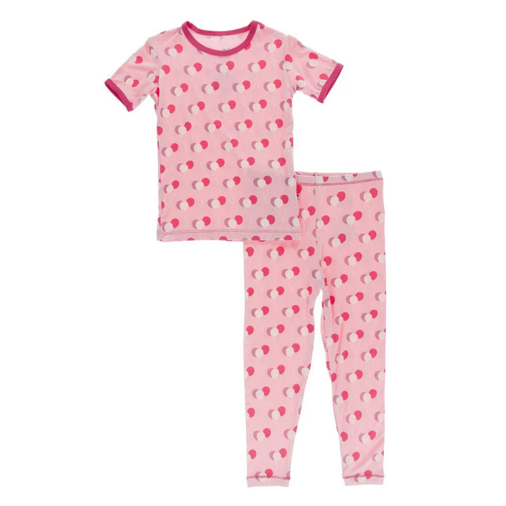 Print Short Sleeve Pajama Set