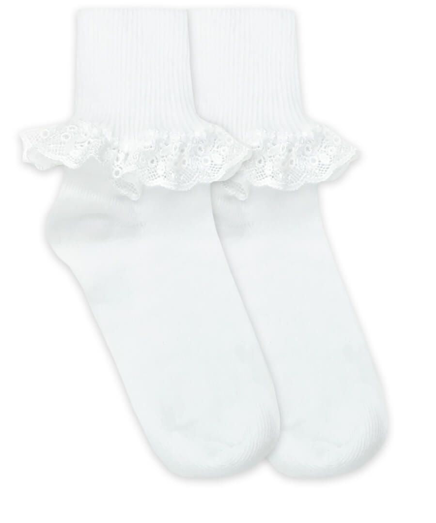 Chantilly Lace Turn Cuff Socks