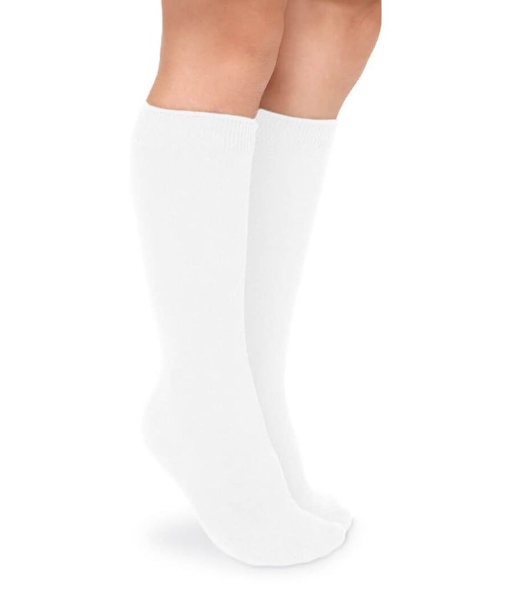 Smooth Toe Cotton Knee High Socks-2pk