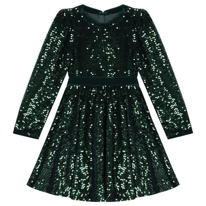 Sequin Velvet Dress