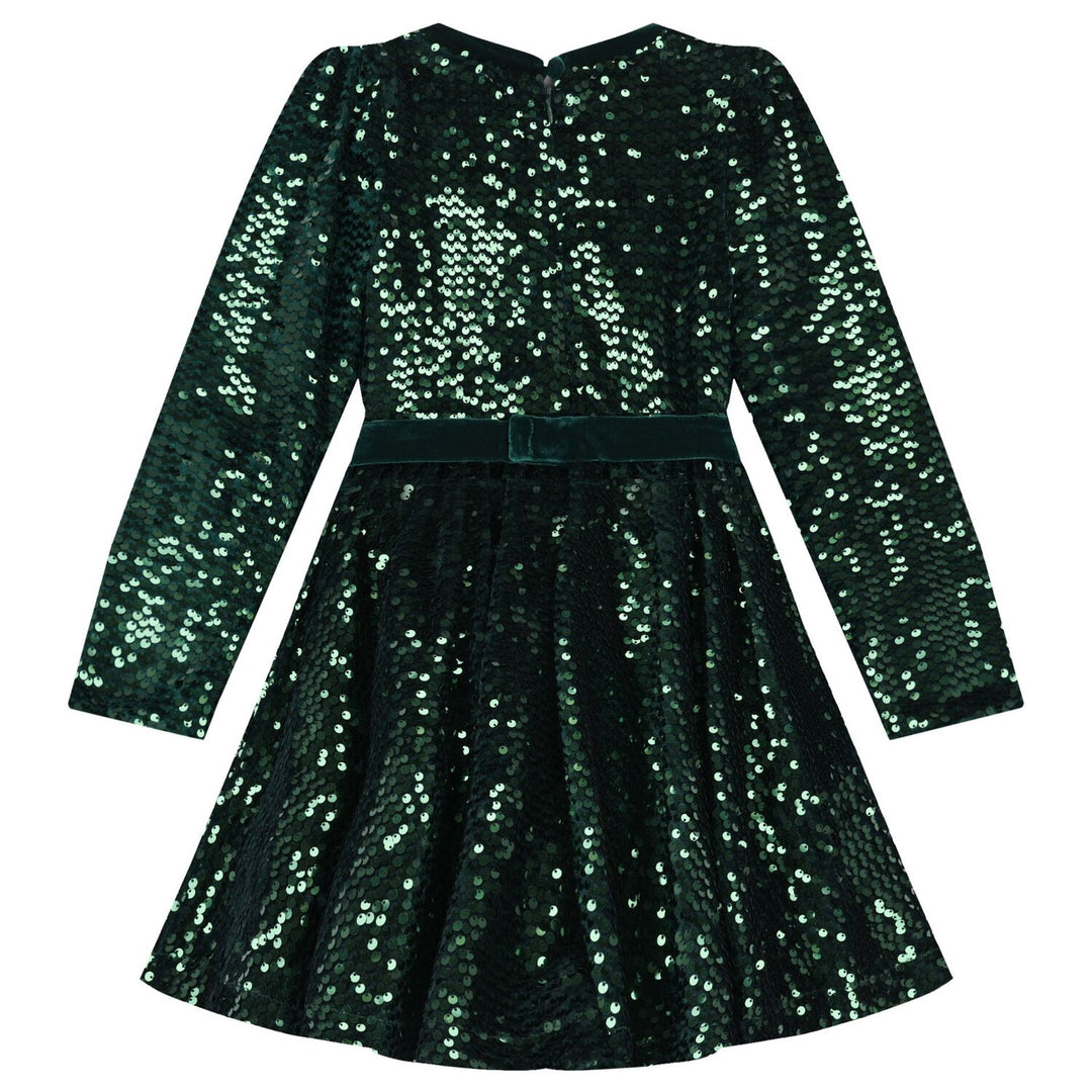 Sequin Velvet Dress