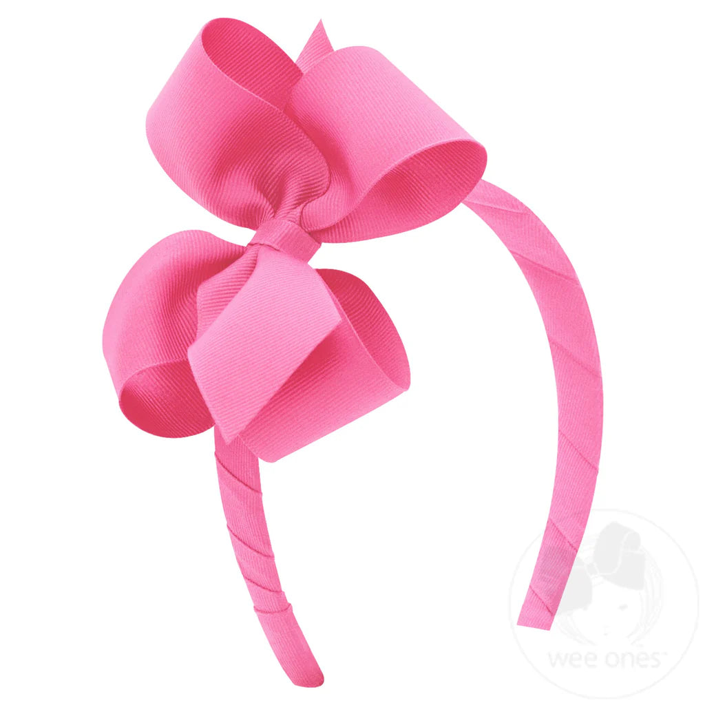 Classic Grosgrain Bow on Headband