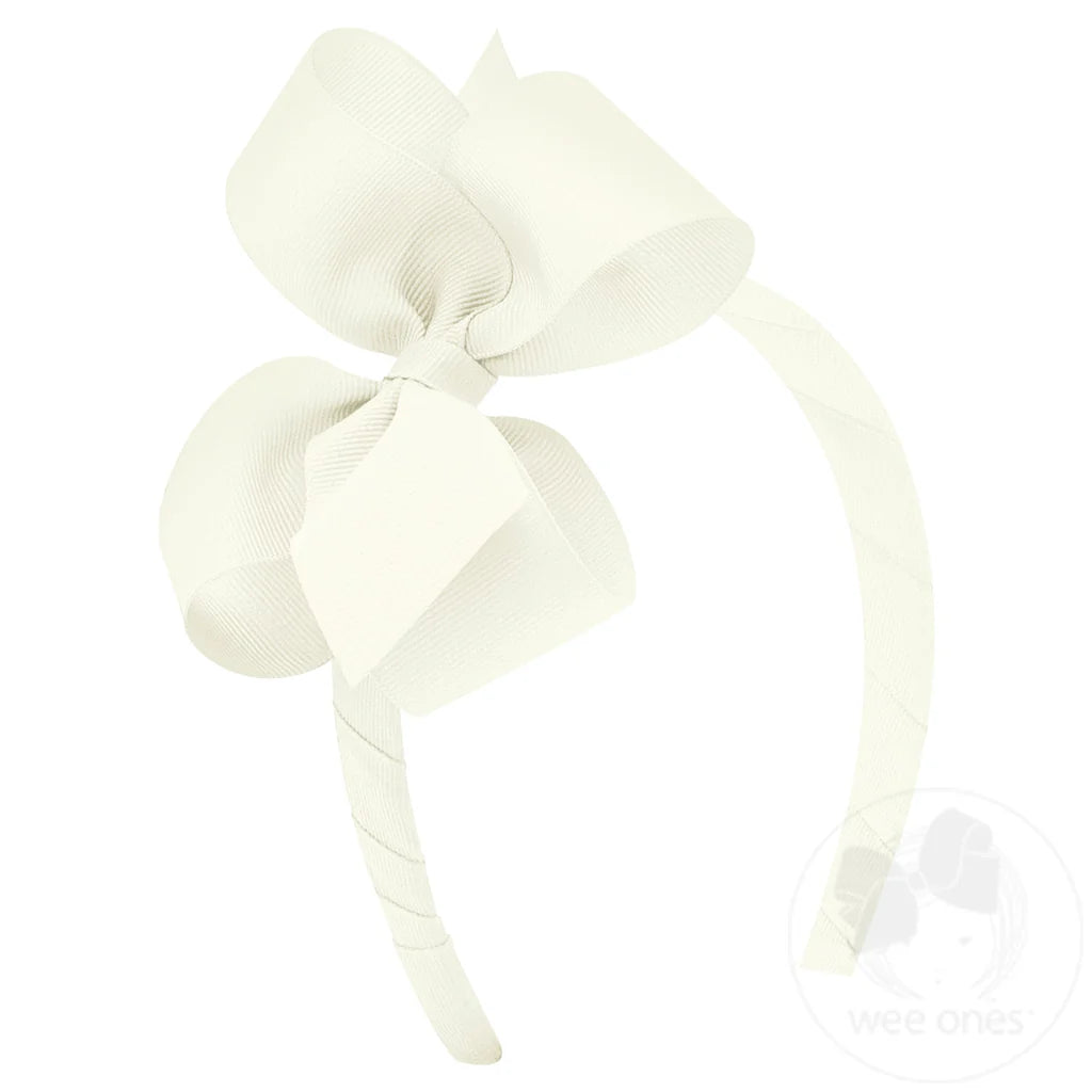 Classic Grosgrain Bow on Headband