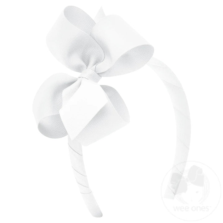 Classic Grosgrain Bow on Headband