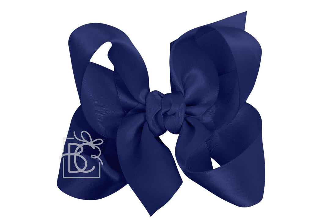 Satin Bow On Alligator Clip