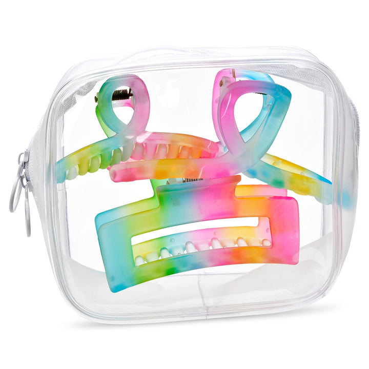 Rainbow Clips-3pk