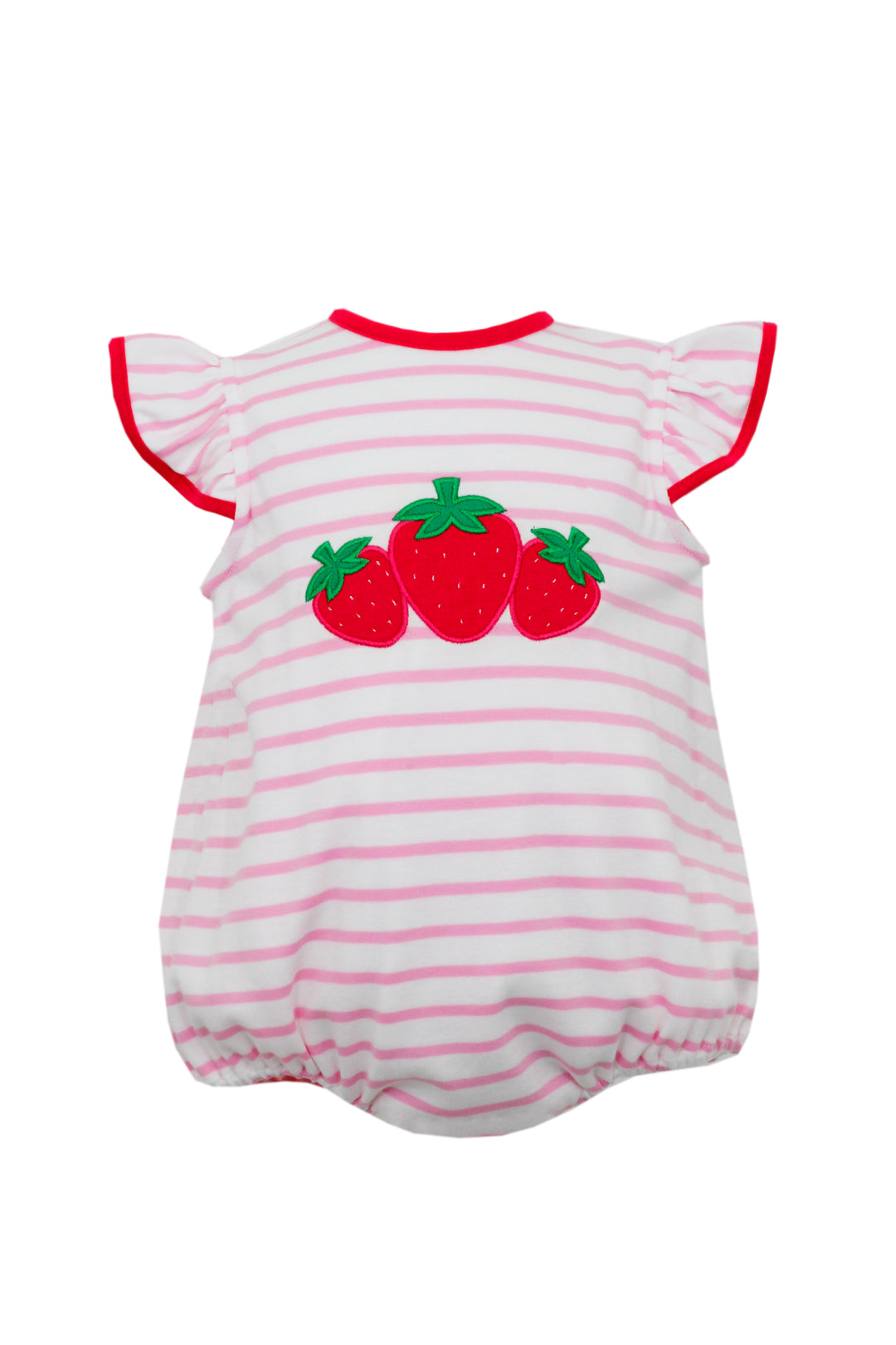 Strawberry Bubble w/Ruffle Sleeves