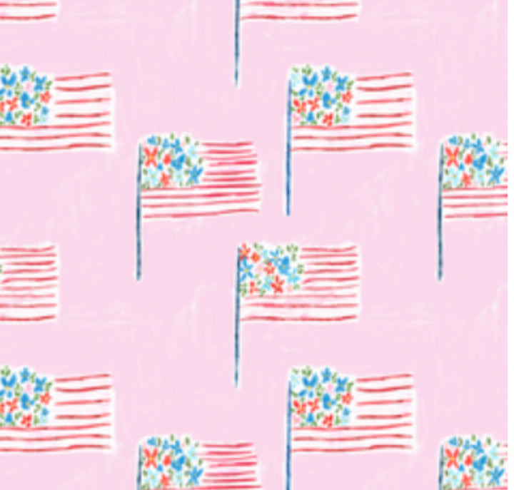 Pink Stars/Flag Tank/Lounge Set