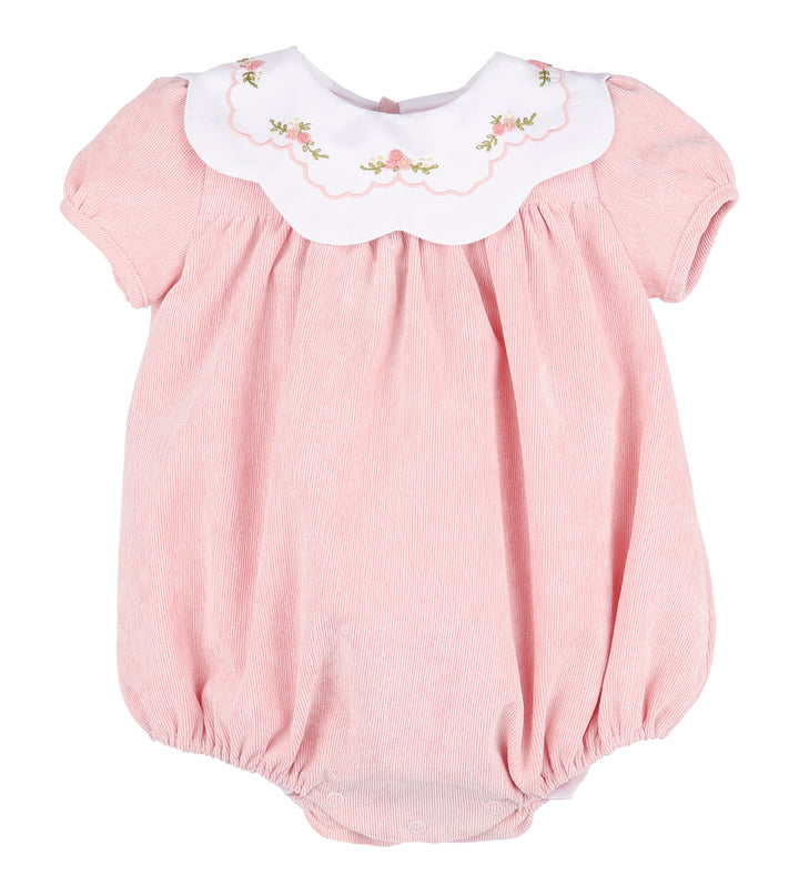 Pumpkin Corduroy Scallop Bubble