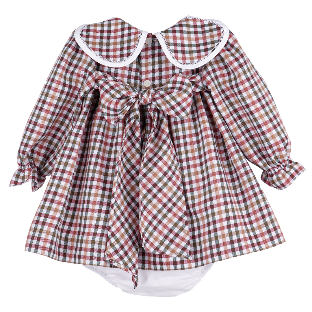 Cider Checks Petal Float Dress