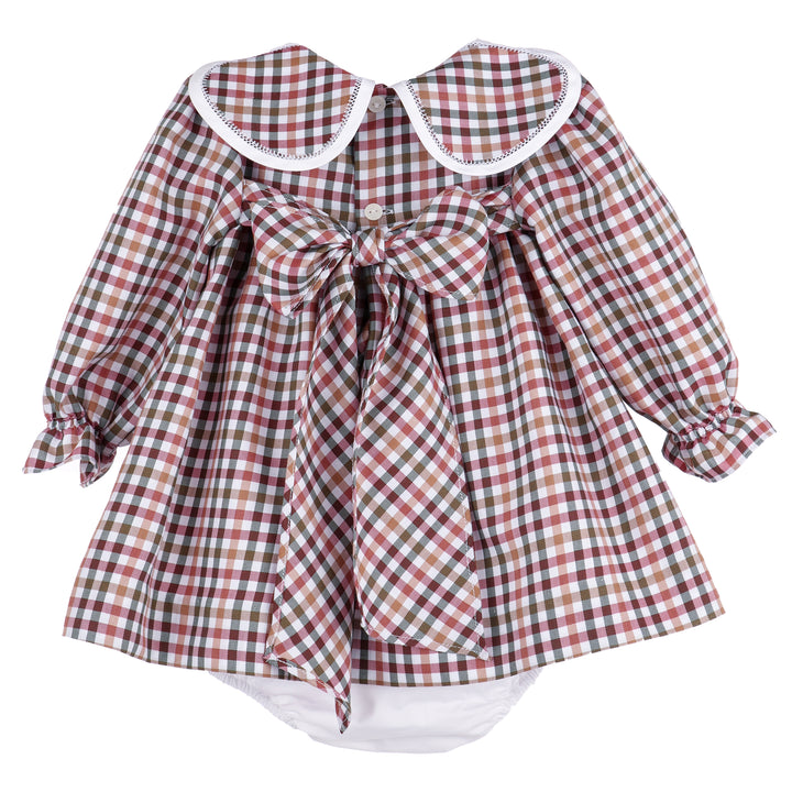 Cider Checks Petal Float Dress