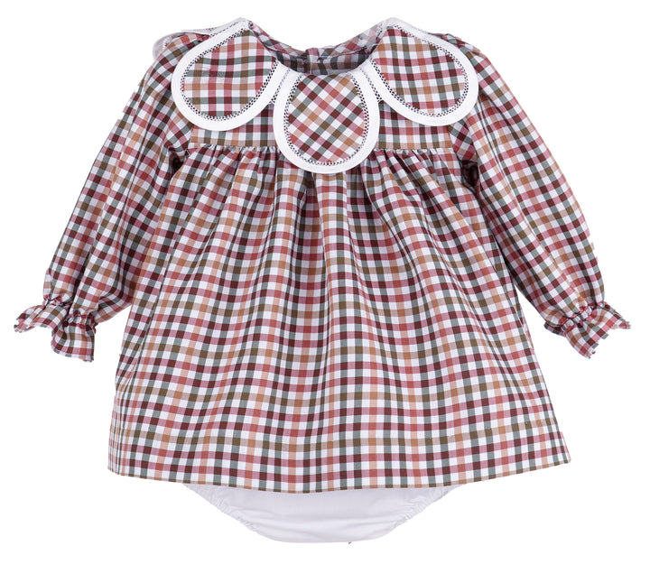 Cider Checks Petal Float Dress