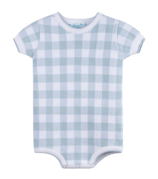 Gingham Knit Romper