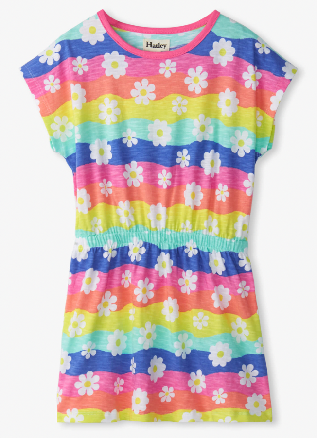 Groovy Flowers Relaxed Dress