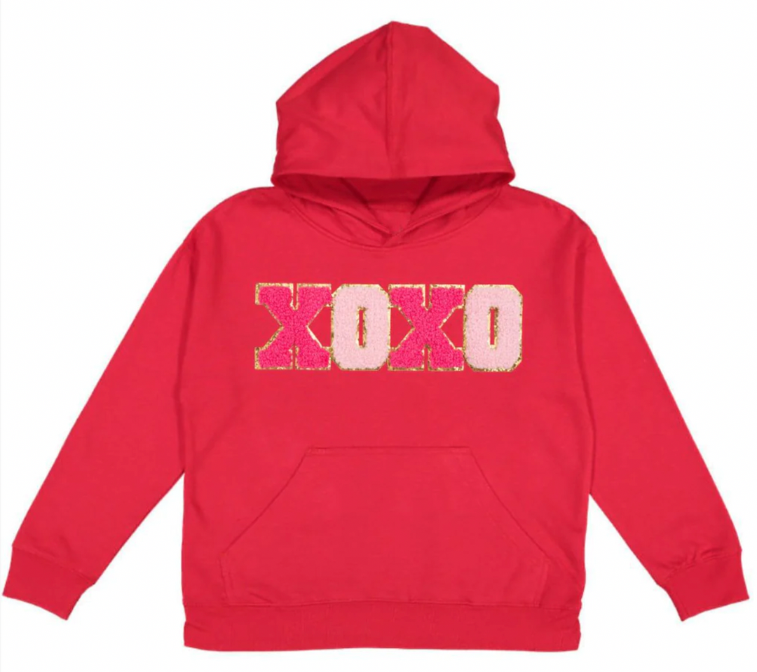 XOXO Patch Valentine's Hoodie