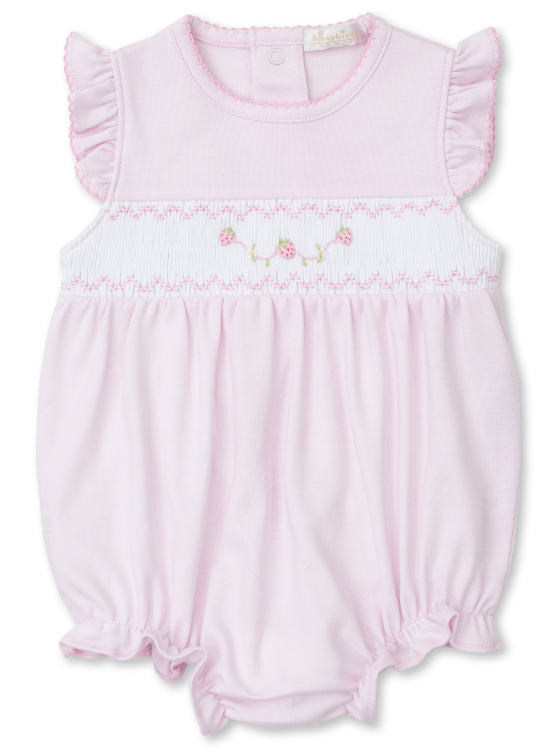 Hand Smocked Pink Bubble