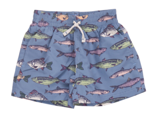 Bluestone Multi Fish Swim Trunk