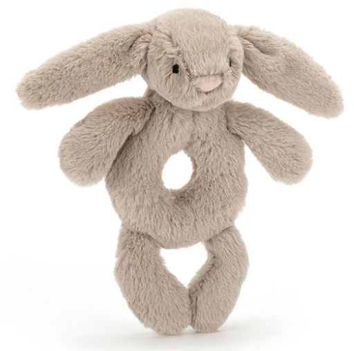 Bashful Bunny Ring Rattle