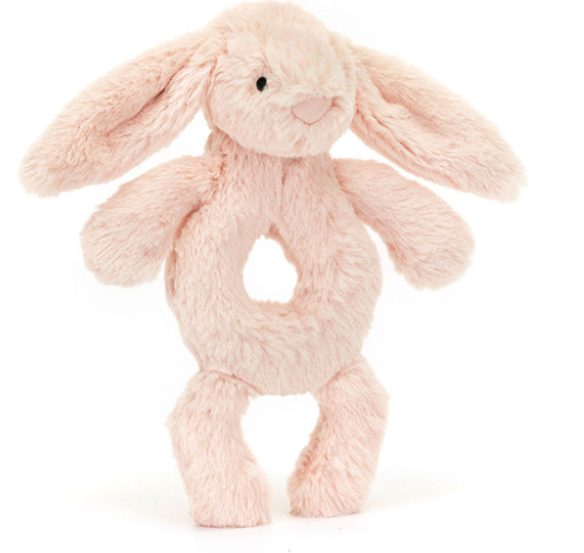 Bashful Bunny Ring Rattle