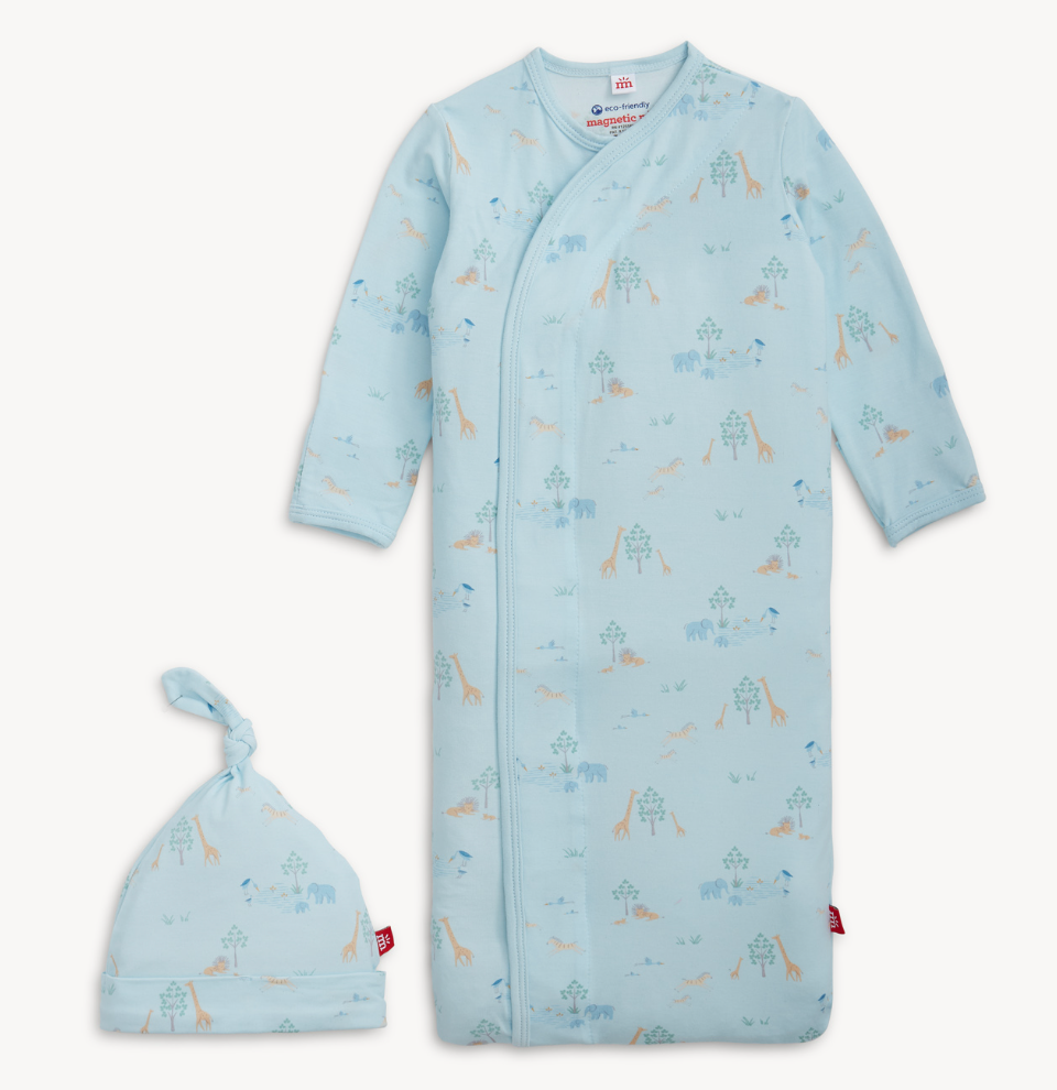 Serene Safari Gown/Hat Set