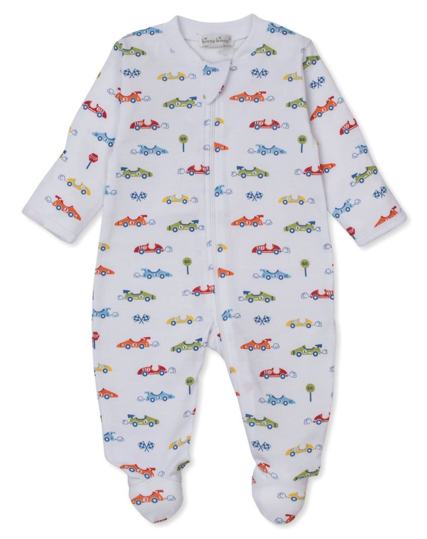 Sizzling Speedway Footie w/Zip