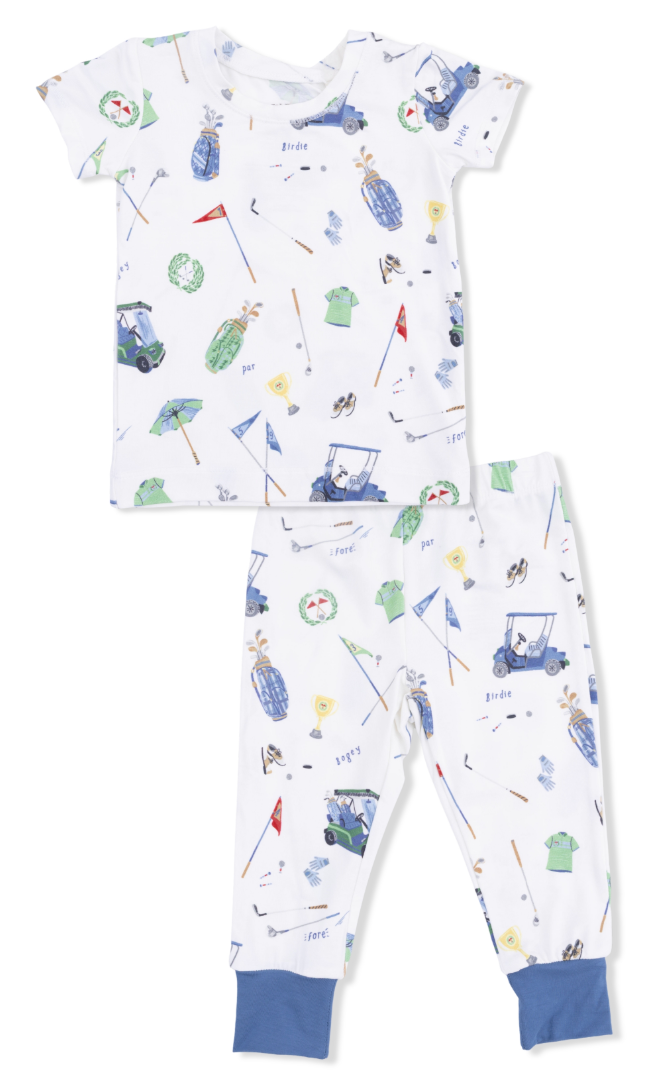 Golf Things Shortsleeve Loungewear Set