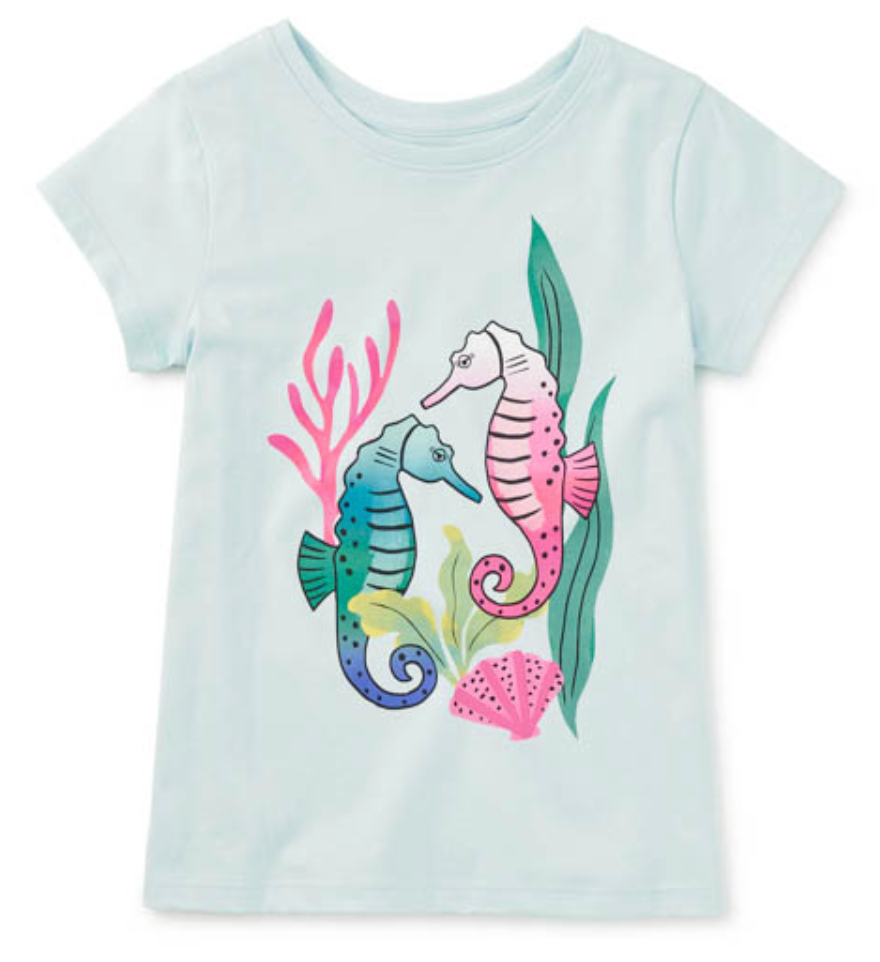 Seahorse Serenade Graphic Tee