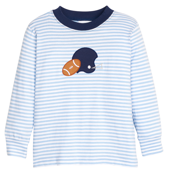 Applique T-Shirt-Football Helmet