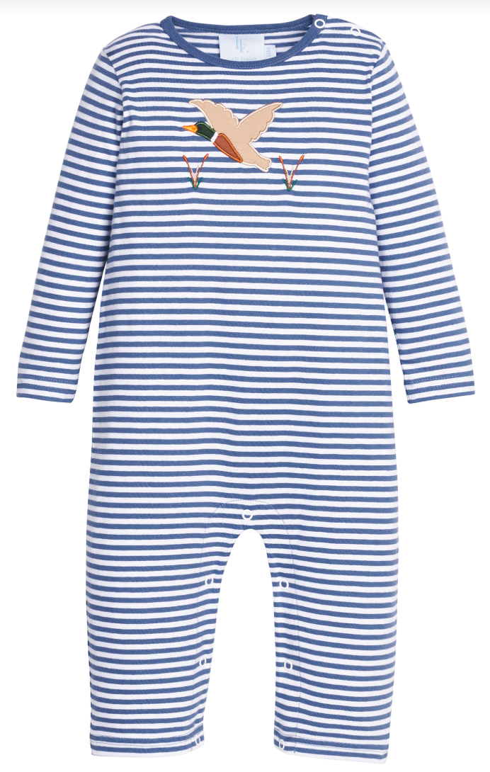 Applique Romper-Flying Mallard
